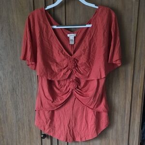 Sundance Cute Roses Top, Size L